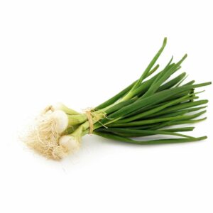 Botte d'oignons blancs