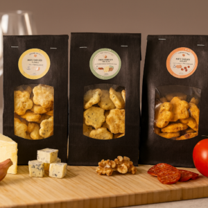 Lot de biscuits artisanaux apéritif