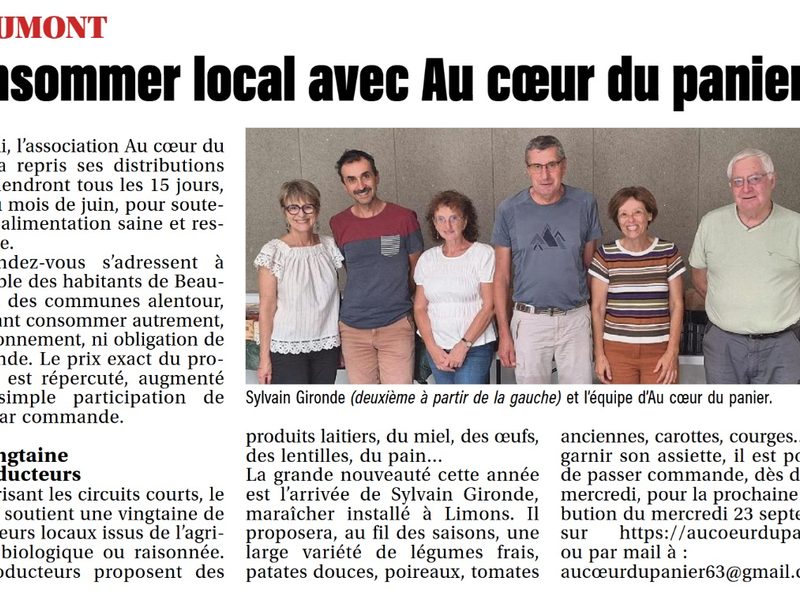 Lu dans la Montagne du 15 septembre 2026